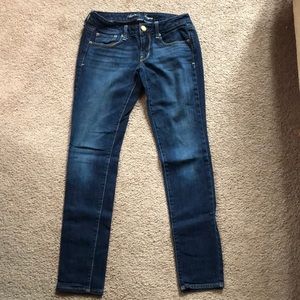 American eagle skinny dark jeans